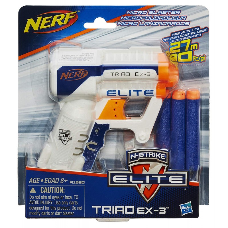 Súng NERF N-STRIKE ELITE TRIAD EX-3 BLASTER 