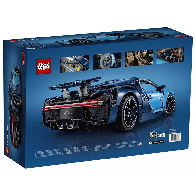 Siêu xe LEGO Technic Bugatti Chiron 42083 Race Car Building Kit
