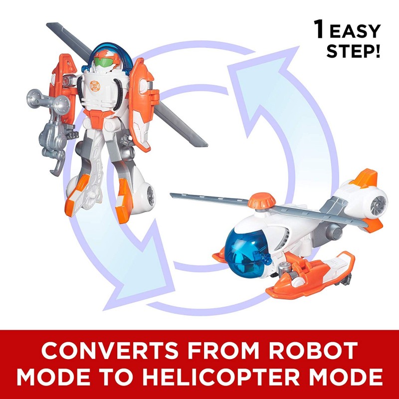 Robot Transformers Playskool Heroes Rescue Bots Blades the Copter-Bot Figure