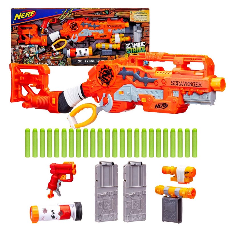 Súng Scravenger Nerf Zombie Strike Toy Blaster