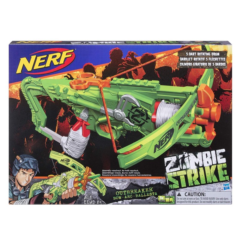 Cung súng Nerf Zombie Strike Outbreaker Bow 